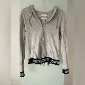 Victoria Secret Sport Gray Zip-Up Hoodie
